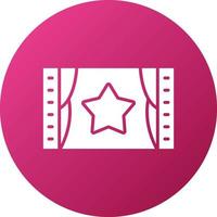 Film Premiere Icon Style vector