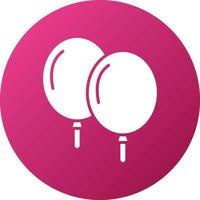 Balloons Icon Style vector