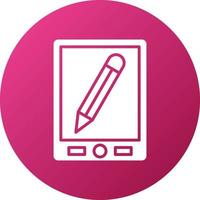 Graphic Tablet Icon Style vector