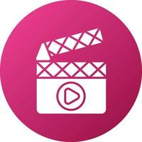 Movie Making Icon Style vector