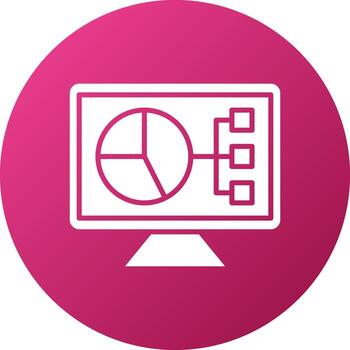 Data Visualization Icon Style vector
