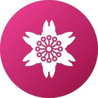 Cherry Blossom Icon Style vector