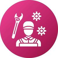 Mechanic Icon Style vector