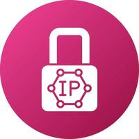 Ip Blocking Icon Style vector