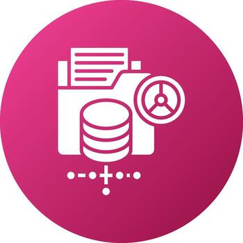 Data Controller Icon Style vector