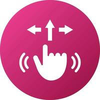 Gesture Control Icon Style vector