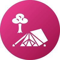 Camping Icon Style vector