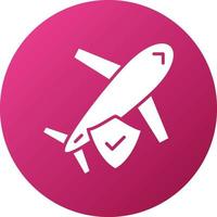 Travel Insurance Icon Style vector