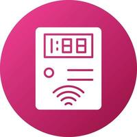 Smart Meter Icon Style vector