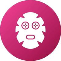 Facial Mask Icon Style vector