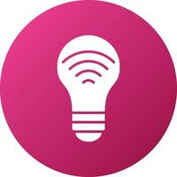 Smart Bulb Icon Style vector