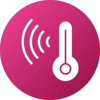 Smart Temperature Icon Style vector