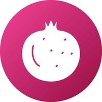 Pomegranate Icon Style vector