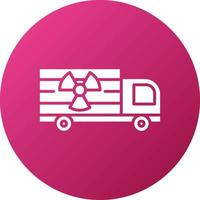 Neclear Truck Icon Style vector