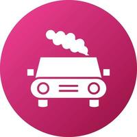 Car Pollution Icon Style vector