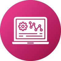 Data Driven Icon Style vector