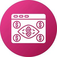 Cost Per Mille Icon Style vector