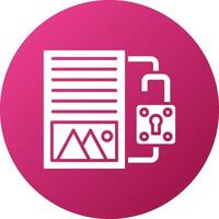 Disclosure Icon Style vector