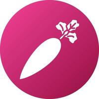 Radish Icon Style vector