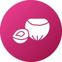 Hazelnut Icon Style vector