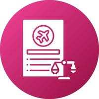 Legalities Icon Style vector