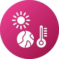 Global Warming Icon Style vector