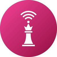 Smart Chess Icon Style vector