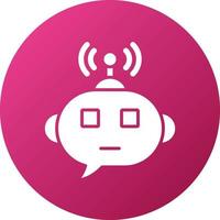 Smart Chat Bot Icon Style vector