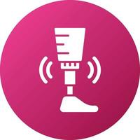 Smart Prosthesis Icon Style vector