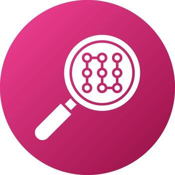 Pattern Recognition Icon Style vector