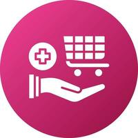 Medical Ecommerce Provider Icon Style vector