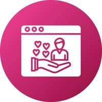 Personalized Web Store Icon Style vector
