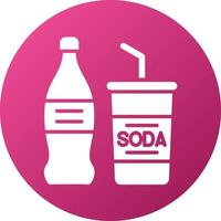 Soda Icon Style vector