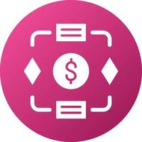 Project Budget Icon Style vector