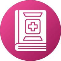 Medical Book Icon Style vector