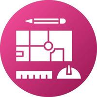 Engineering Sketch Icon Style vector