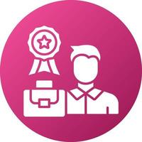 Career Expert Icon Style vector