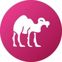 camello icono estilo vector