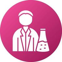 Chemist Icon Style vector