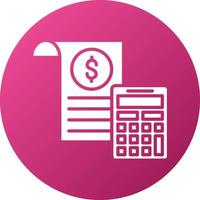 Budgeting Icon Style vector