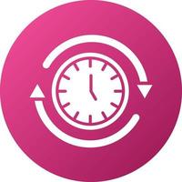 Working Time Icon Style vector