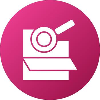 Case Study Icon Style vector