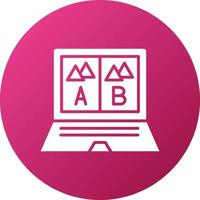 Ab Testing Icon Style vector