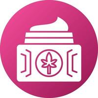 Cbd Cream Icon Style vector