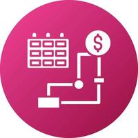 Investment Plan Icon Style vector