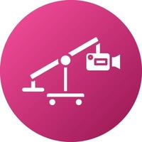 Camera Crane Icon Style vector