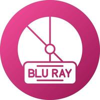 Blu Ray Icon Style vector