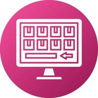 Initial Purchase Quantity Icon Style vector