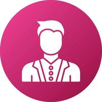 Male Model Icon Style vector