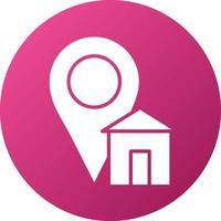 Home Destination Icon Style vector